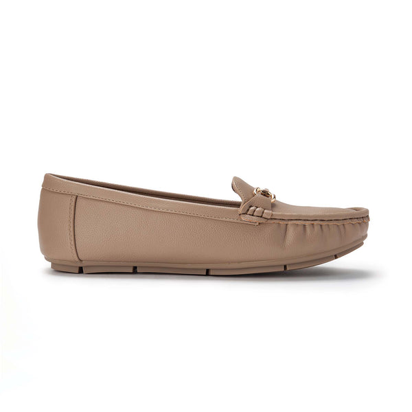 Mocasini Dama Bata Piele Bej | 81LRTwsBD7l