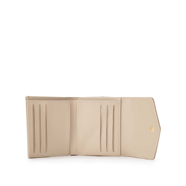 Genti Dama Bata Prive Bi-fold Wallet Bej | OwEq6ihdPf2