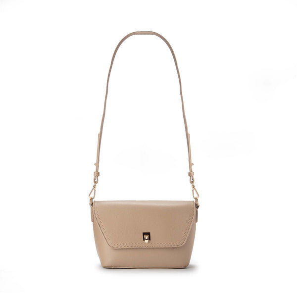 Genti Dama Bata Prive Crossbody Bej | yn6RZTbsFgY