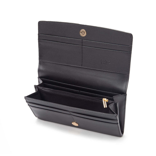 Genti Dama Bata Prive Flap Wallet Negrii | sf9sFxLUbTG