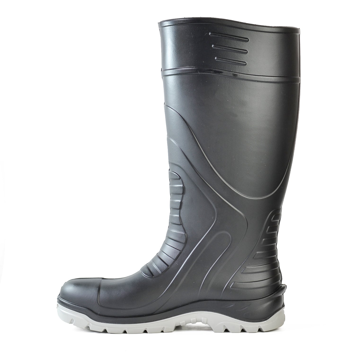 Gumboots Barbati Bata Horizon Negrii Gri | MEI0dF1uRLY