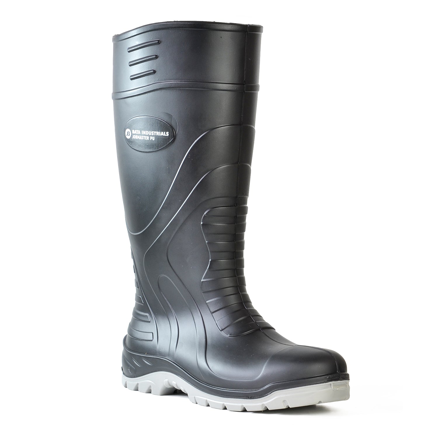 Gumboots Barbati Bata Horizon Negrii Gri | MEI0dF1uRLY