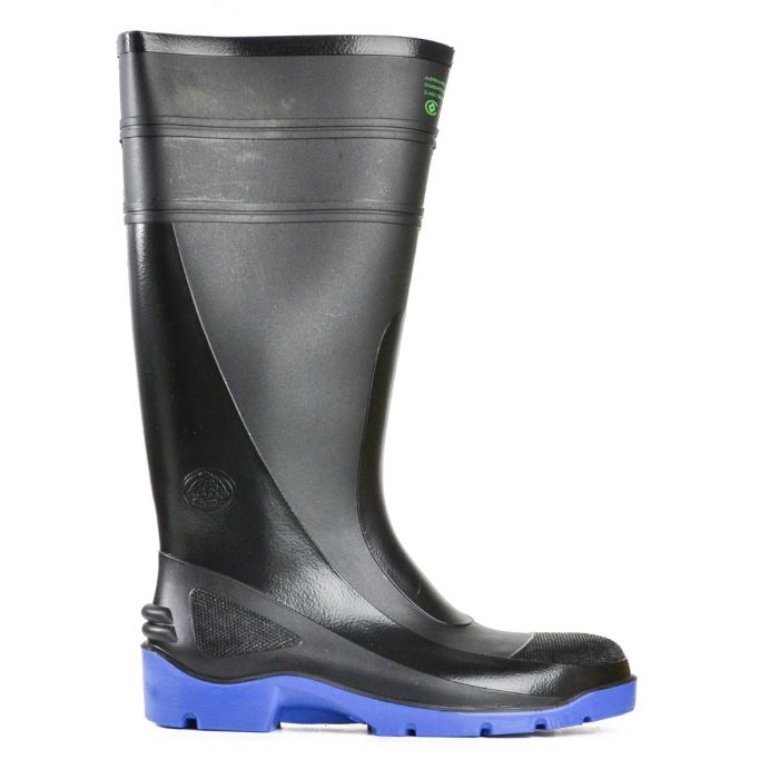 Gumboots Barbati Bata Titan Negrii Albastri | QKbMKonqvD1