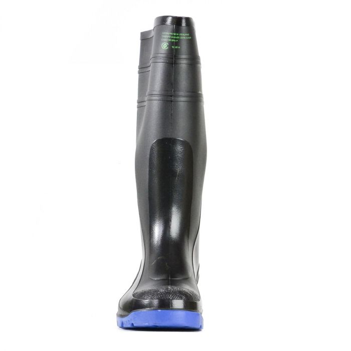 Gumboots Barbati Bata Titan Negrii Albastri | QKbMKonqvD1