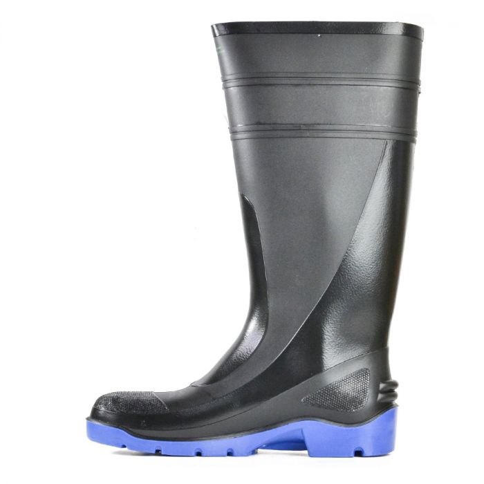 Gumboots Barbati Bata Titan Negrii Albastri | QKbMKonqvD1