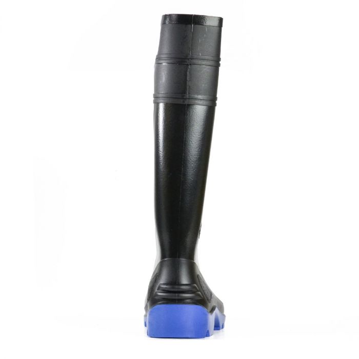 Gumboots Barbati Bata Titan Negrii Albastri | QKbMKonqvD1