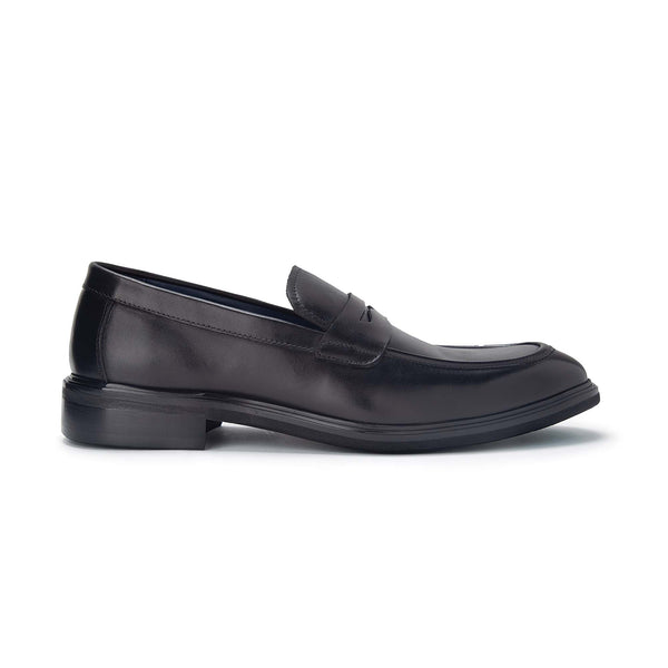 Loafers Barbati Bata Piele Penny Negrii | sHo1uKQnqUS