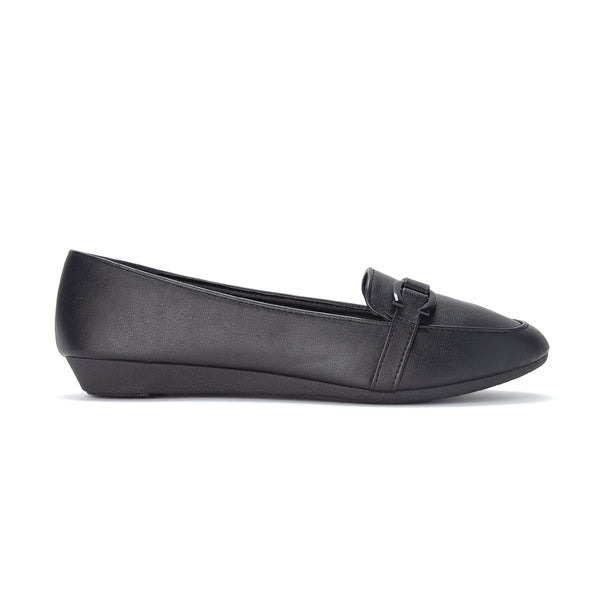 Loafers Dama Bata Flexible Negrii | Nxg7hBzRT5E