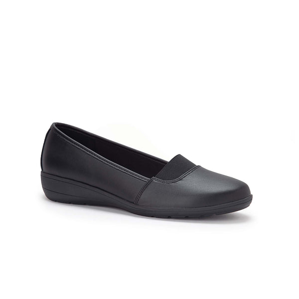 Loafers Dama Bata Flexible Negrii | UP8vSzFPu4w