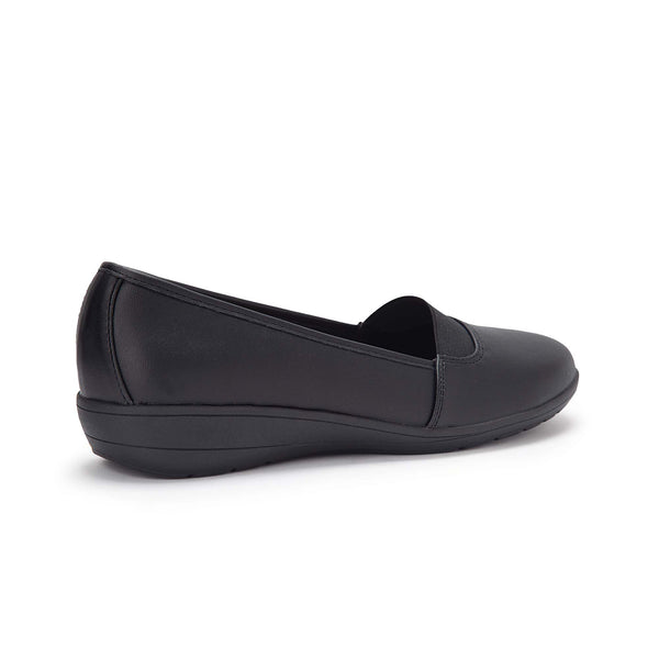 Loafers Dama Bata Flexible Negrii | UP8vSzFPu4w