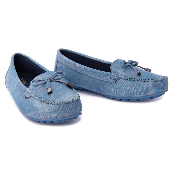 Mocasini Dama Bata Piele Albastri | 9TD0HGTRbIG