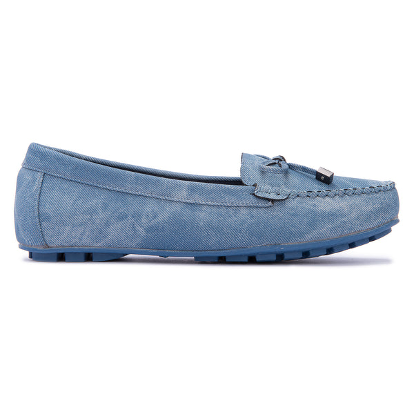 Mocasini Dama Bata Piele Albastri | 9TD0HGTRbIG