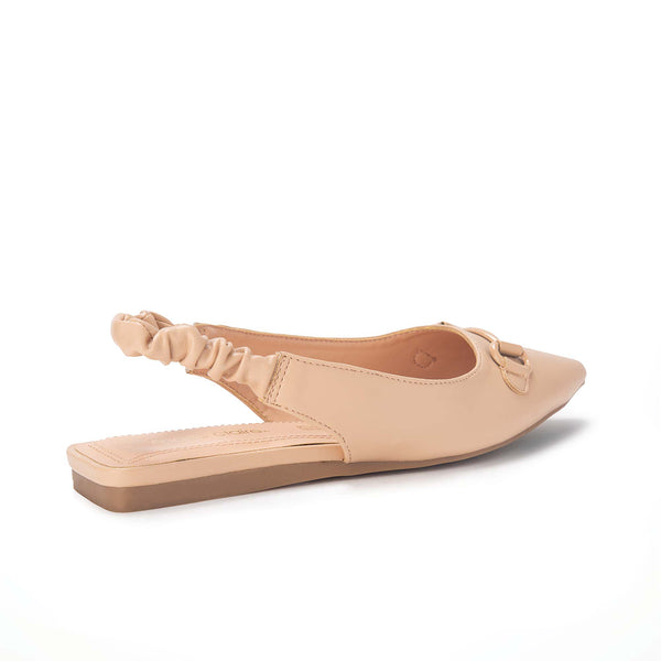 Mules Dama Bata Marie Claire Slingback Bej | p9F0vWl60Sh