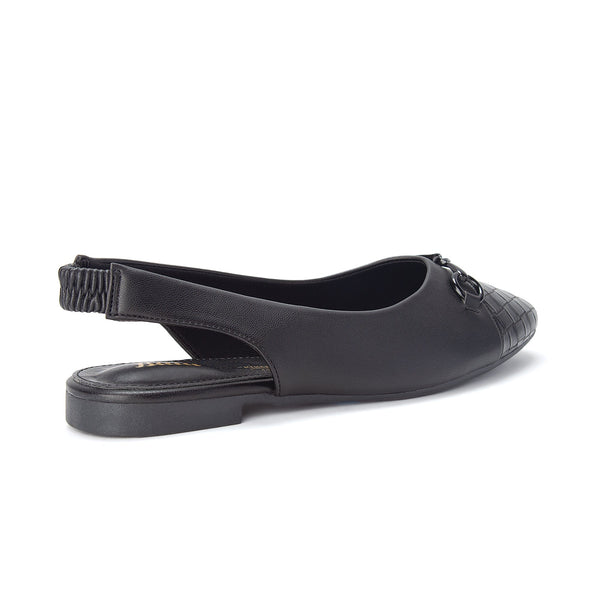 Mules Dama Bata Slingback Negrii | ZSOobPQHJMp