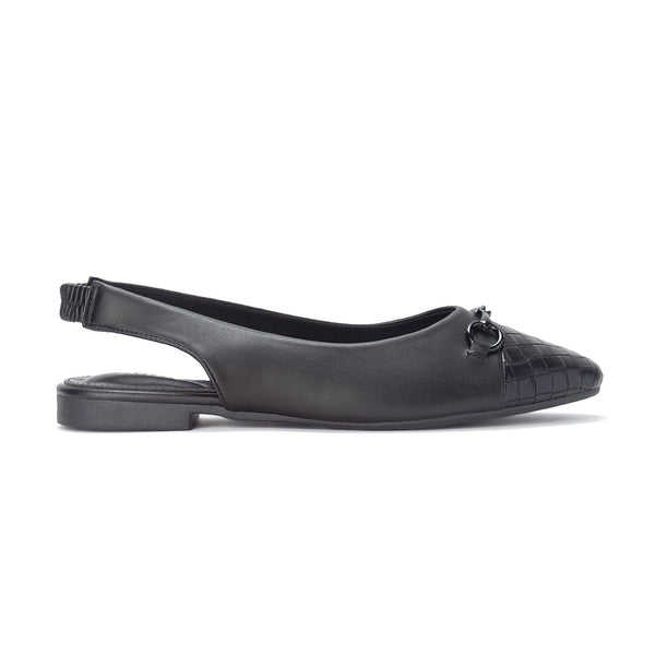 Mules Dama Bata Slingback Negrii | ZSOobPQHJMp