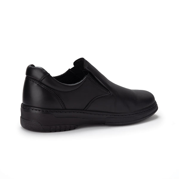 Pantofi Rochie Barbati Bata Piele Slip On Negrii | 1ITzi6qiuFM