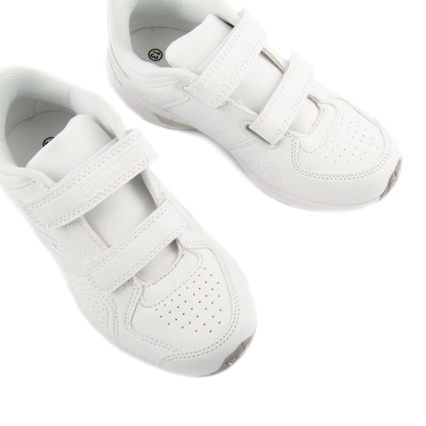 Pantofi Scolari Body Bata Power Velcro Albi | SL0sXyVb0rn