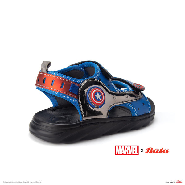 Sandale Body Bata Marvel Captain America Albastri | v7E8SFOS3uv