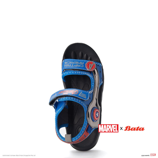 Sandale Body Bata Marvel Captain America Albastri | v7E8SFOS3uv