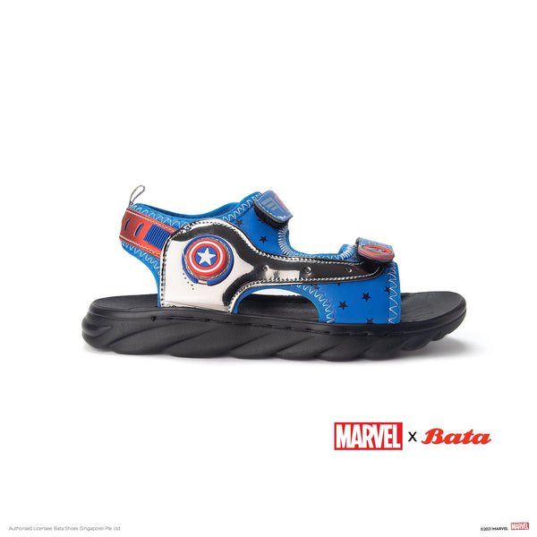 Sandale Body Bata Marvel Captain America Albastri | v7E8SFOS3uv