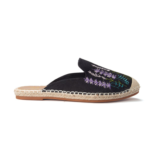 Slingbacks Dama Bata Espadrile Negrii | wEddUmafmH9